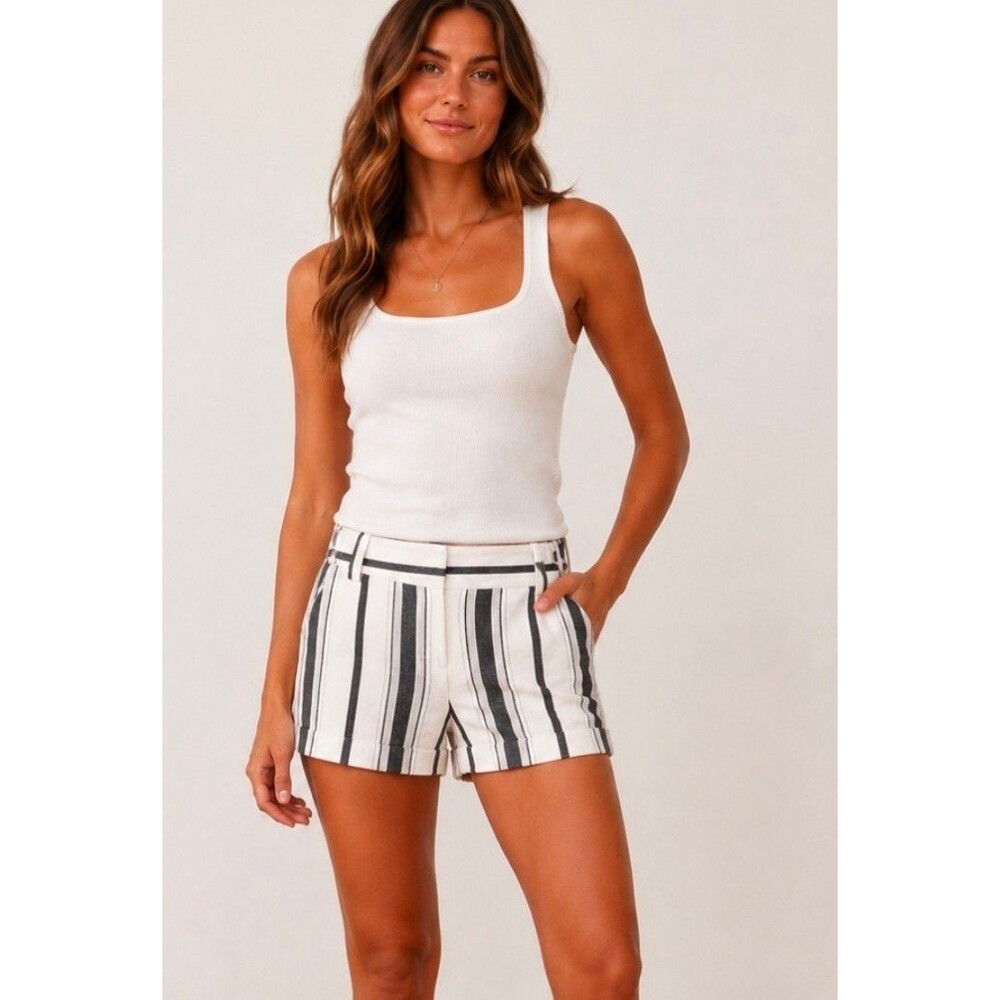 Express midi mid rise shorts size 00